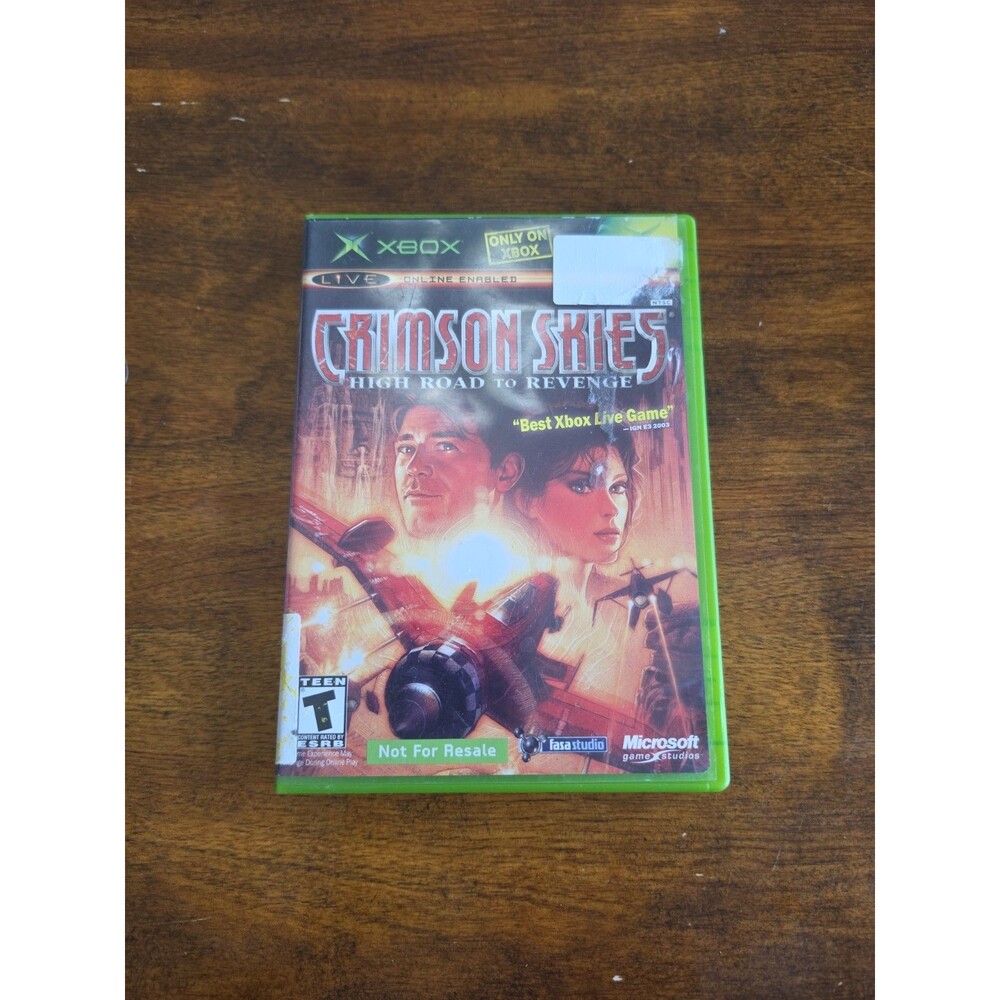Crimson Skies High Road to Revenge Microsoft Xbox 2003 Original Game Tested
